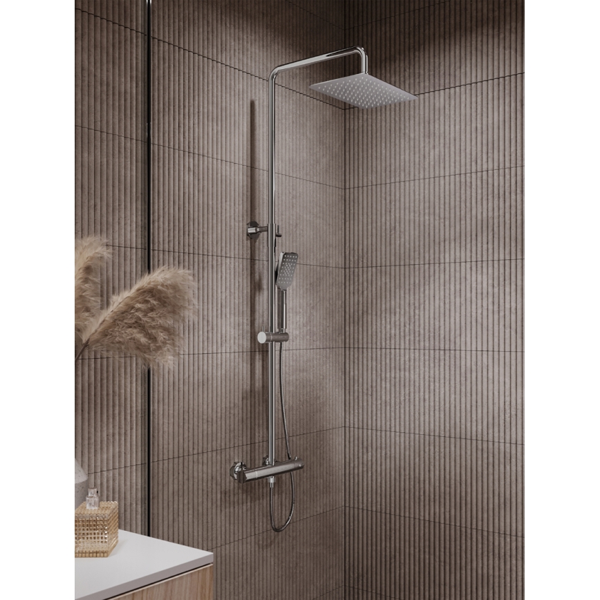 Novaservis - Colonnes de douche avec robinet thermostatique METALIA ECO chrome brillant