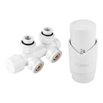 Novaservis - Kit pour radiateurs à raccordement central, d'angle, blanc