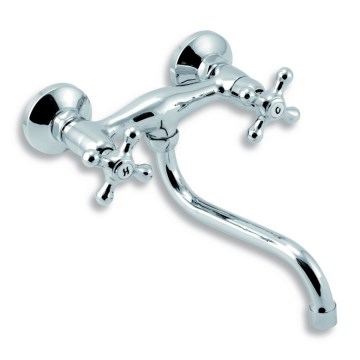 Novaservis - Mitigeur évier/lavabo TITANIA RETRO chromé brillant