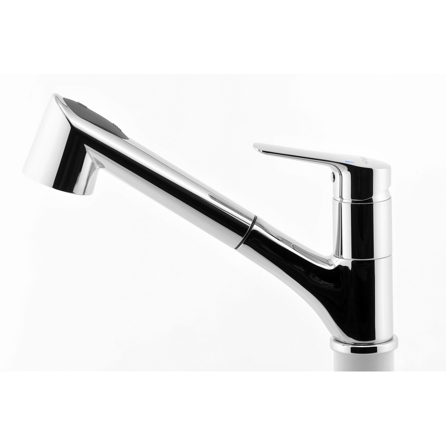 Novaservis - Mitigeur d'évier avec douchette extractible METALIA chrome brillant