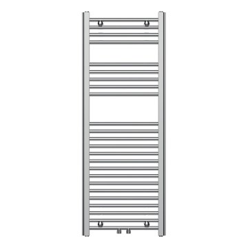 Novaservis - Radiateur sèche-serviettes pour salle de bains 318W/230V 120x45 cm, chrome brillant, design droit