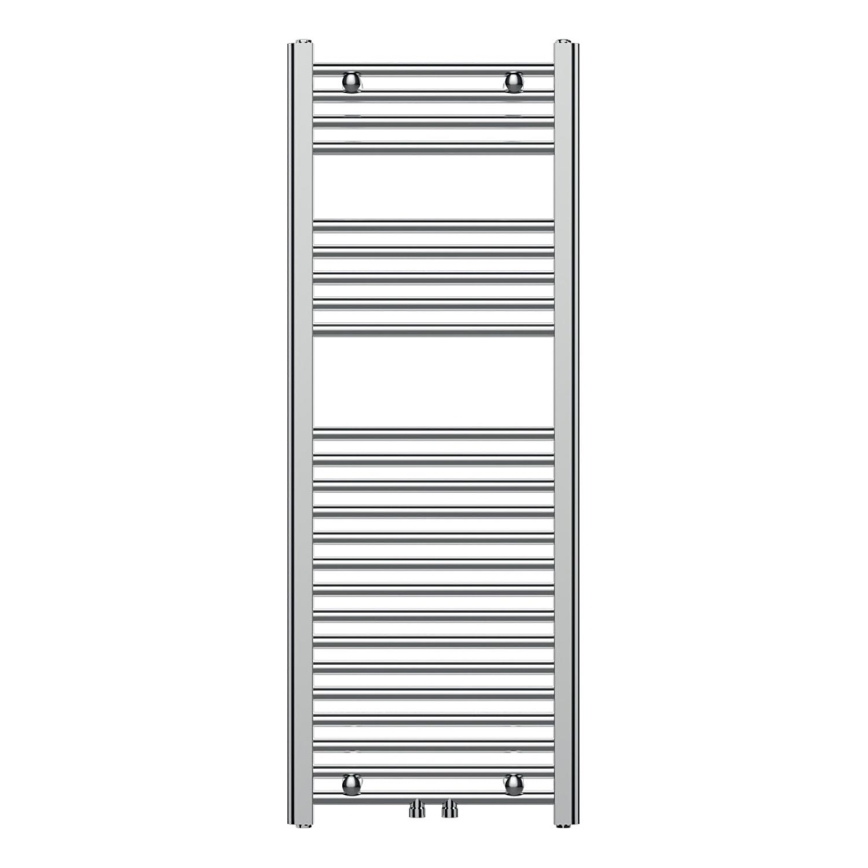 Novaservis - Radiateur sèche-serviettes pour salle de bains 318W/230V 120x45 cm, chrome brillant, design droit