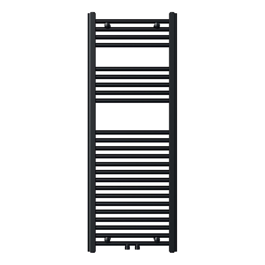 Novaservis - Radiateur sèche-serviettes pour salle de bains 490W/230V 120x45 cm noir droit