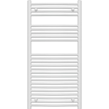 Novaservis - Radiateur sèche-serviettes pour salle de bains 644W/230V 120x60 cm blanc arrondi