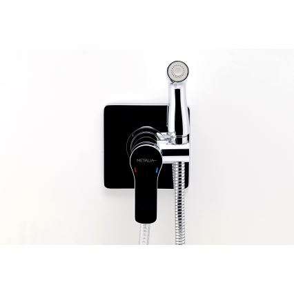Novaservis-Robinet de bidet avec pulvérisateur pour une installation encastrée METALIA chrome brillant