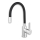 Novaservis - Robinet d'évier avec bras flexible chrome brillant/mat noir