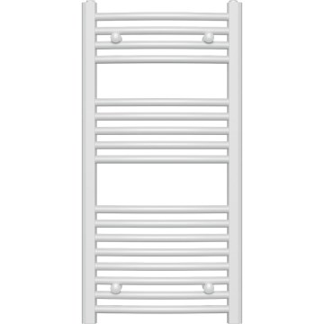 Novaservis - Sèche-serviettes électrique en échelle 365W/230V 90x45 cm, blanc arrondi