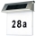 Numéro de maison solaire LED/2x0,07W/2,4V 1200 mAh IP44