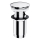 OMNIRES A706CR - Bonde de lavabo CLICK-CLACK d. 6,6 cm chrome brillant