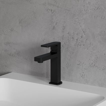 OMNIRES BA7810BL - Mitigeur de lavabo BARETTI 17 cm noir mat