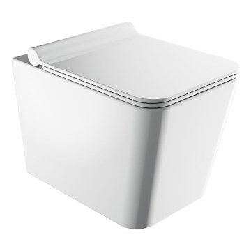 OMNIRES BOSTONMWBP - Toilettes suspendues avec abattant SoftClose BOSTON céramique/blanc brillant