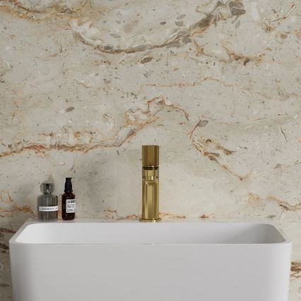 OMNIRES CT8010GLB - Robinet de lavabo CONTOUR 16,6 cm poli doré