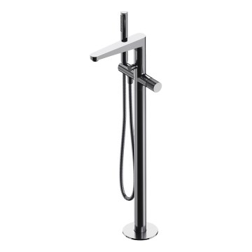 OMNIRES CT8033CR - Set de baignoire sur gorge avec robinet CONTOUR chrome brillant