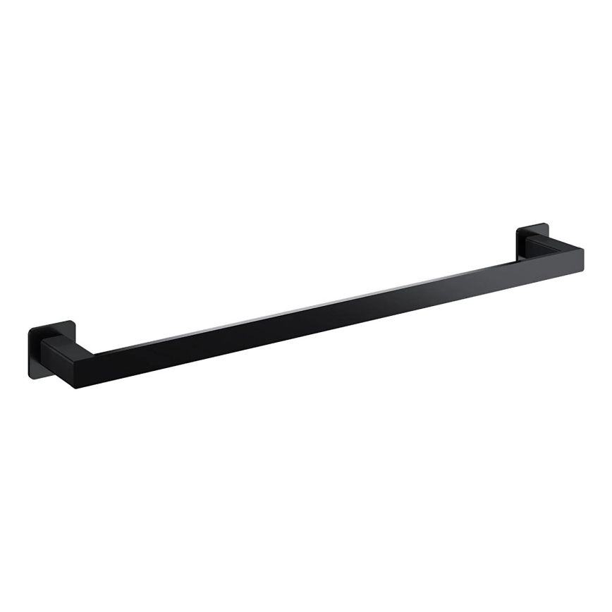 OMNIRES NL80216BL - Porte-serviettes mural NELSON 62 cm mat noir