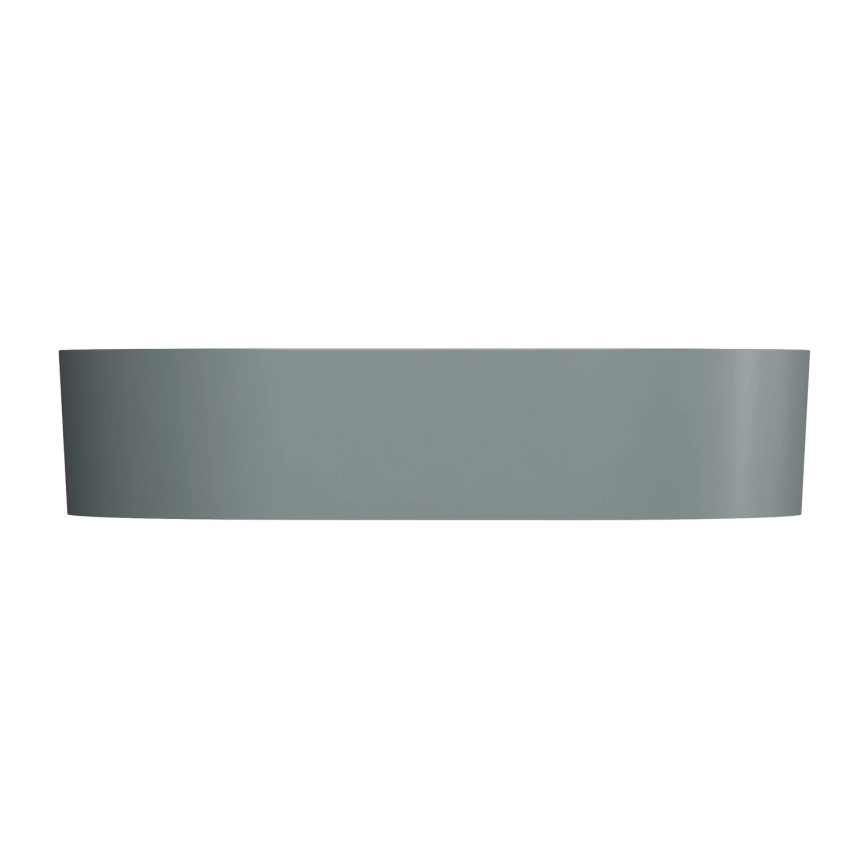 OMNIRES OVOUNAG - Vasque à poser OVO 55x36 cm dolomite/mat gris cendré
