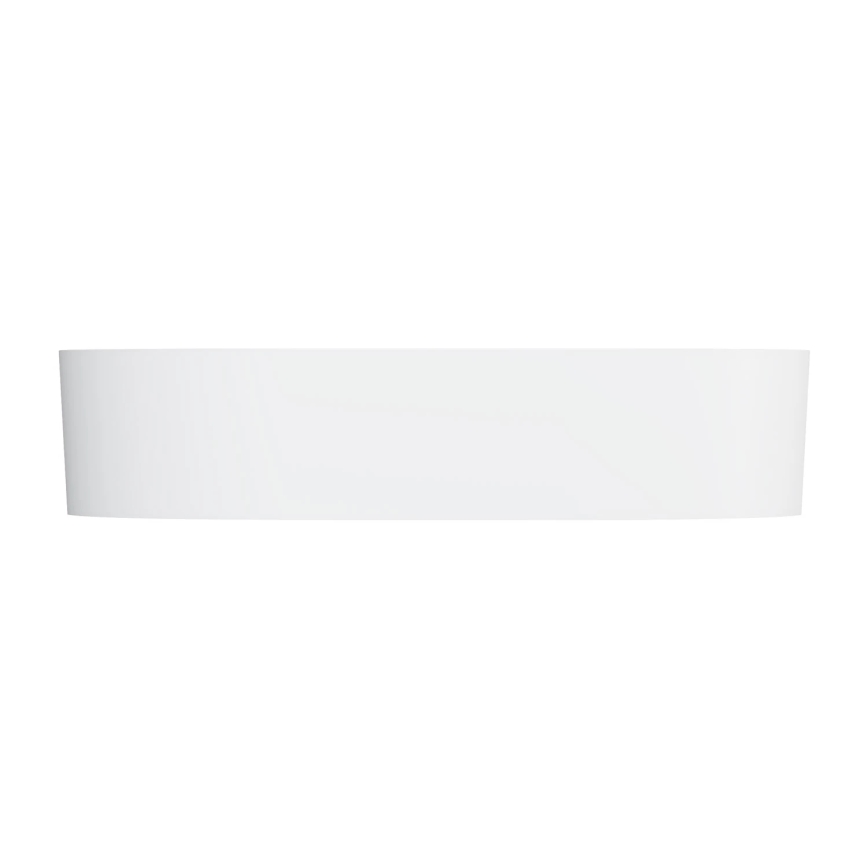 OMNIRES OVOUNBM - Lavabo à poser OVO 55 x 36 cm, dolomite, blanc mat