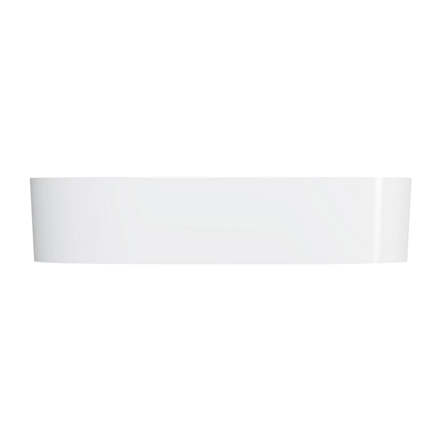 OMNIRES OVOUNBP - Vasque à poser OVO 55x36 cm dolomite/blanc brillant