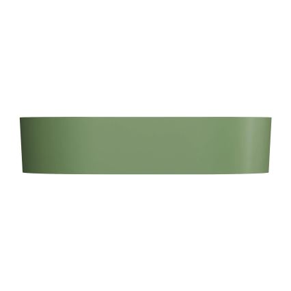 OMNIRES OVOUNOL - Vasque à poser OVO 55x36 cm dolomite/olive mate