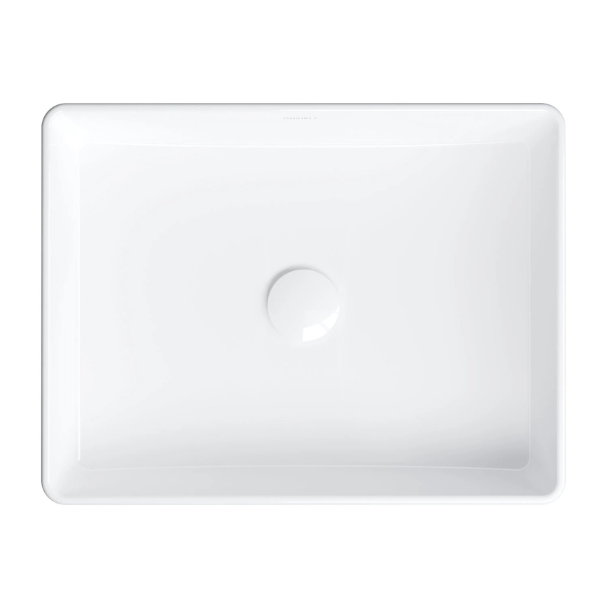 OMNIRES PASADENA470BP - Vasque à poser PASADENA 47x36 cm céramique/blanc brillant