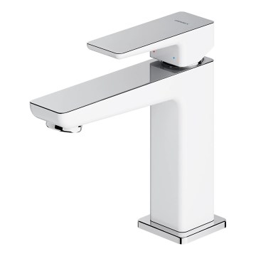 OMNIRES PM7410CRB - Mitigeur pour lavabo PARMA 15 cm chrome brillant/blanc