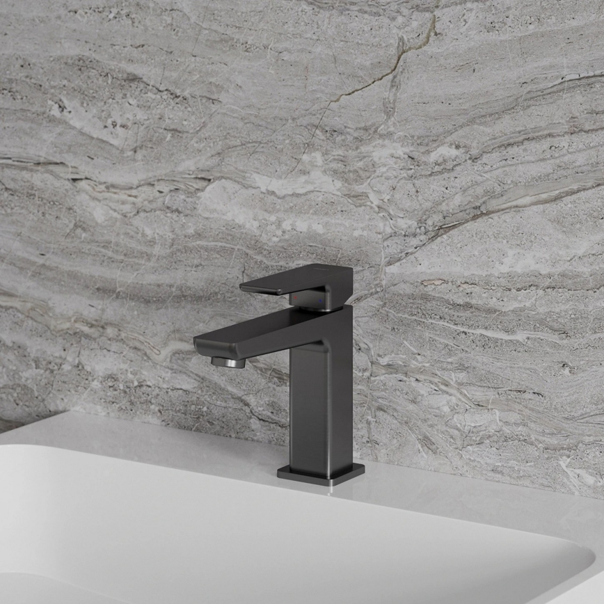 OMNIRES PM7410GR - Mitigeur pour lavabo PARMA 15 cm graphite brossé