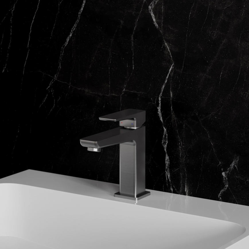 OMNIRES PM7410IN - Mitigeur pour lavabo PARMA 15 cm, nickel brossé