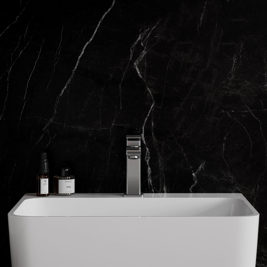OMNIRES PM7410IN - Mitigeur pour lavabo PARMA 15 cm, nickel brossé