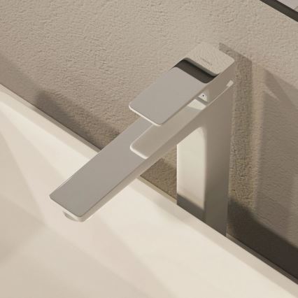 OMNIRES PM7412CRB - Robinet de lavabo PARMA 27,3 cm chrome brillant/blanc