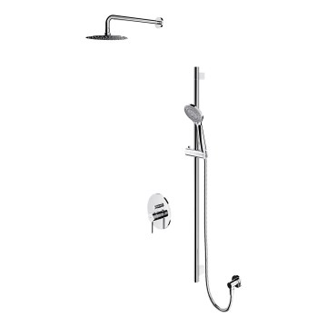 OMNIRES SYSY17CR - Colonne de douche avec robinetterie encastrée Y chrome brillant
