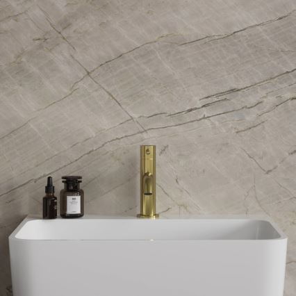 OMNIRES Y1210NBSB - Mitigeur de lavabo Y 16,2 cm en laiton brossé