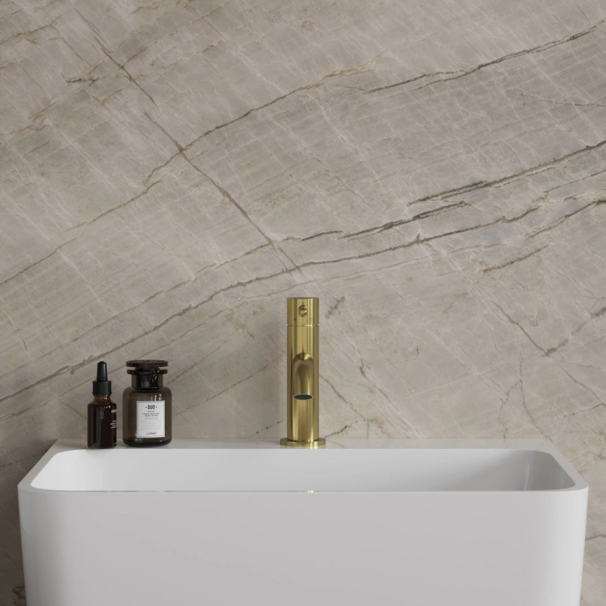 OMNIRES Y1210NBSB - Mitigeur de lavabo Y 16,2 cm en laiton brossé