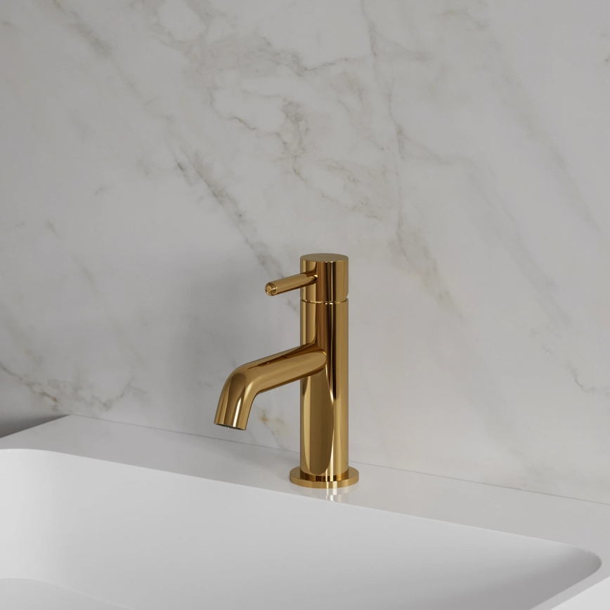 OMNIRES Y1210NGL - Robinet de lavabo Y 16,2 cm doré brillant