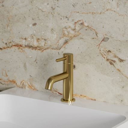OMNIRES Y1210NGLB - Mitigeur pour lavabo Y 16,2 cm doré brossé