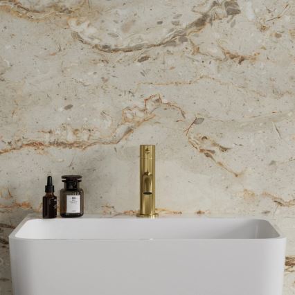 OMNIRES Y1210NGLB - Mitigeur pour lavabo Y 16,2 cm doré brossé