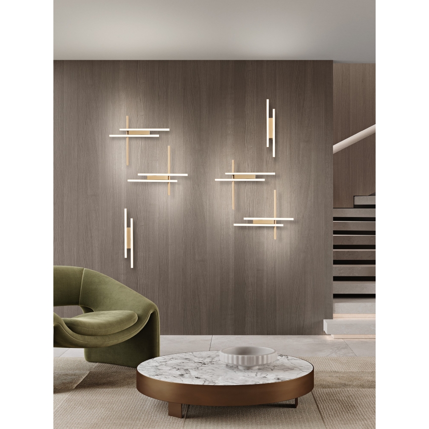 Ondaluce - Applique murale LED à intensité variable MOVIDA LED/16W/230V dorée