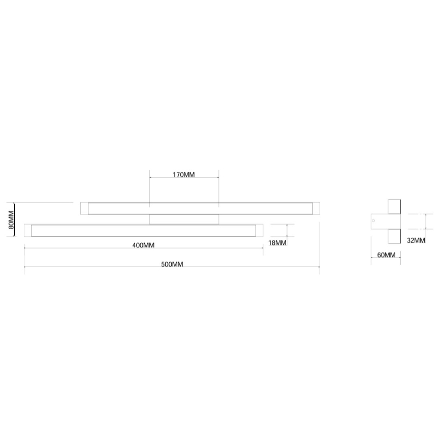 Ondaluce - Applique murale LED à intensité variable MOVIDA LED/16W/230V dorée