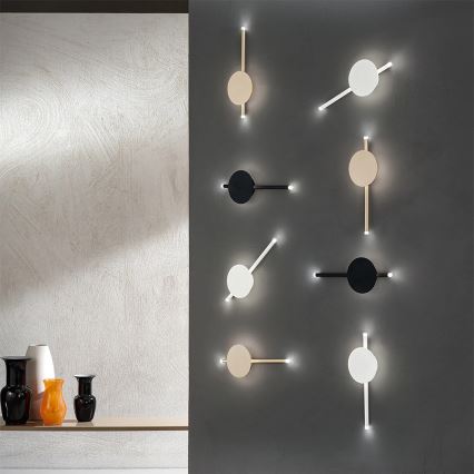 Ondaluce - Applique murale LED dimmable JAMES LED/16W/230V dorée