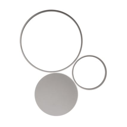 Ondaluce - Applique murale LED dimmable POIS LED/42W/230V argentée