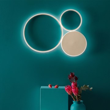 Ondaluce - Applique murale LED dimmable POIS LED/42W/230V dorée