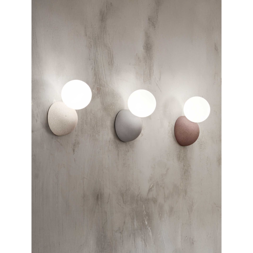 Ondaluce - Applique murale ROCK 1xG9/7W/230V béton/blanc