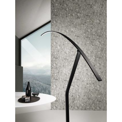 Ondaluce - Lampadaire LED dimmable FOLAGA LED/30W/230V noir