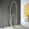Ondaluce - Lampadaire LED dimmable GOLDEN LED/45W/230V 160 cm doré