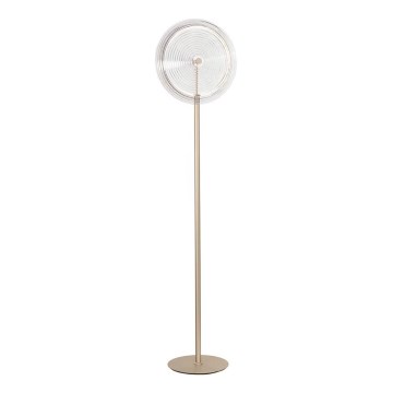 Ondaluce - Lampadaire LED dimmable sur pied JOKEY LED/15W/230V doré/transparent