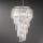 Ondaluce - Lustre en cristal suspendu par câble ALEXANDER 10xE14/10W/230V Ø 50 cm chrome brillant
