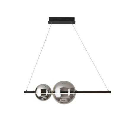 Ondaluce - Lustre LED dimmable sur câble FUFI LED/40W/230V noir/noir fumé