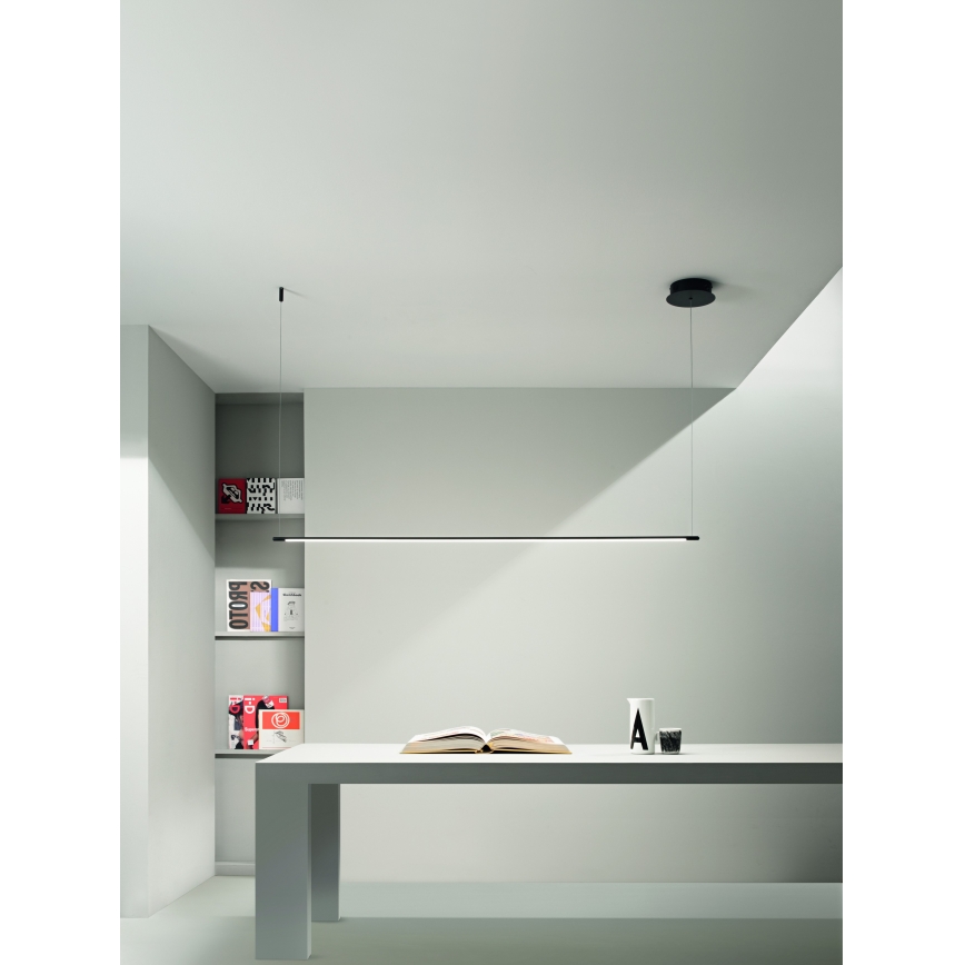 Ondaluce - Lustre LED dimmable sur câble GENIUS LED/28W/230V noir