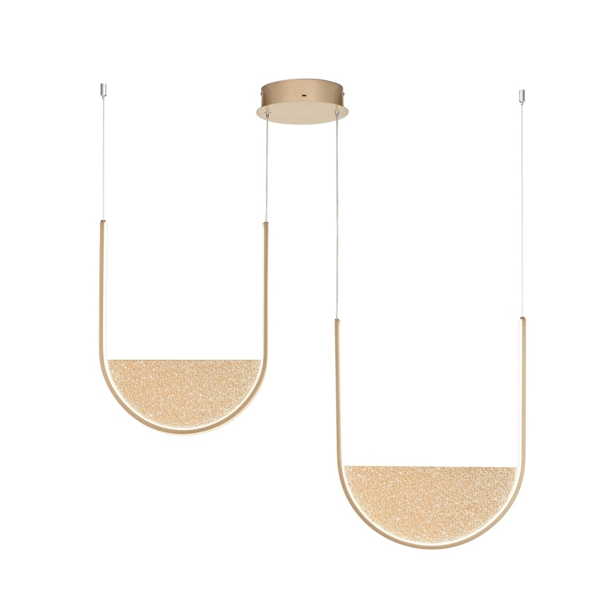 Ondaluce - Lustre LED dimmable sur câble LOTUS LED/55W/230V doré