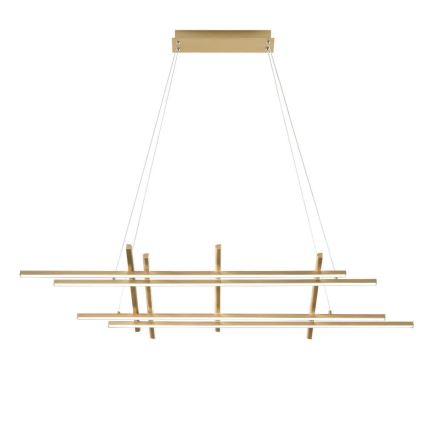 Ondaluce - Lustre LED dimmable sur câble MOVIDA LED/114W/230V, doré