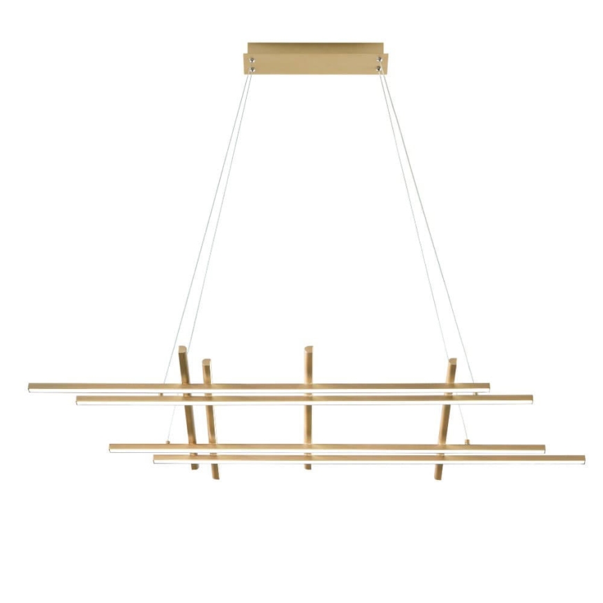 Ondaluce - Lustre LED dimmable sur câble MOVIDA LED/114W/230V, doré