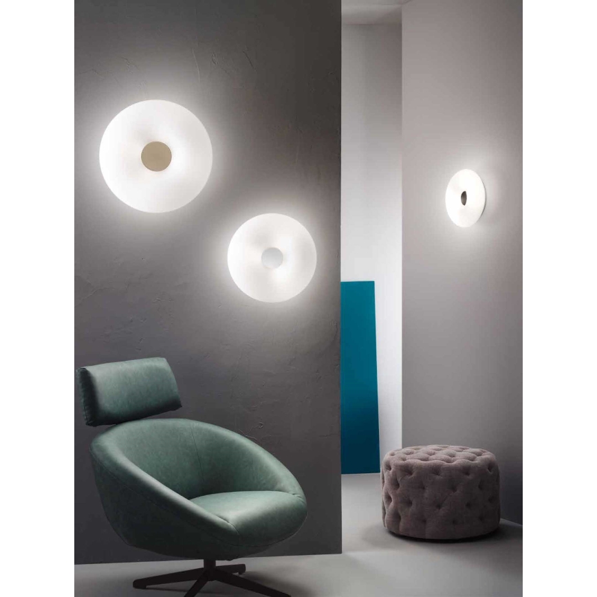 Ondaluce - Plafonnier DODI 3xE27/15W/230V Ø 42 cm blanc
